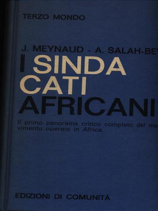 I sindacati africani - Jean Meynaud - 2