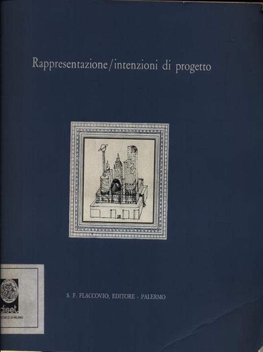 Rappresentazioni/intenzioni di progetto -   - copertina