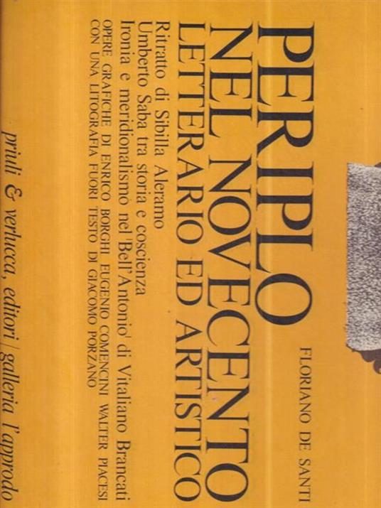 Periplo nel novecento letterario ed artistico - Floriano De Santi - copertina