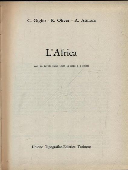 L' Africa -   - copertina