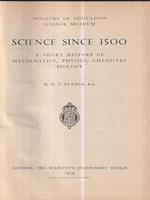 Science since 1500