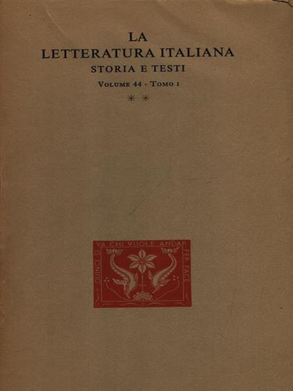 Dal Muratori a Cesarotti tomo I - Opere di Muratori - Giorgio Falco - copertina