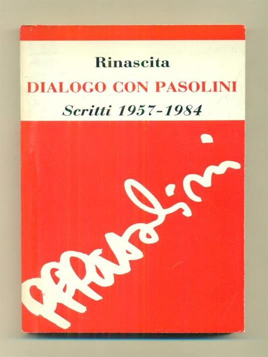 Dialogo con Pasolini - Alberto Cadiolo - copertina