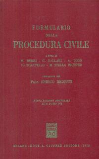 Formulario della procedura civile
