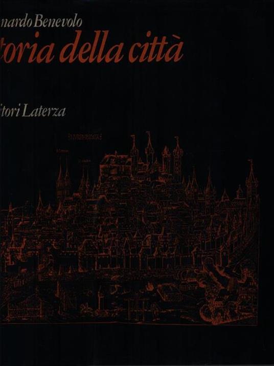 Storia della citta' - Leonardo Benevolo - copertina