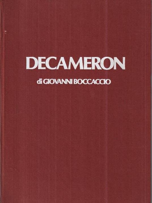 Decameron 3 voll - Giovanni Boccaccio - copertina