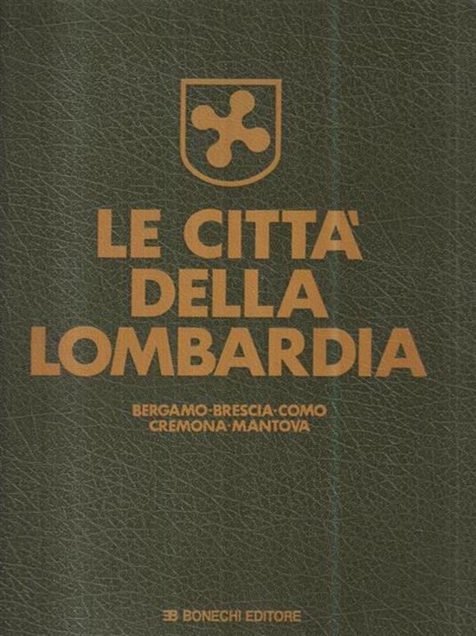Le città della Lombardia 2 voll - copertina