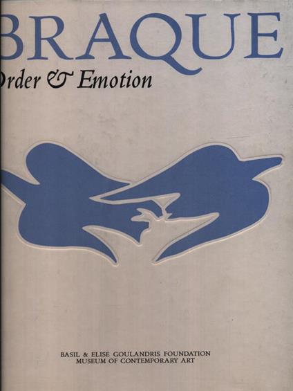 Braque order & emotion - copertina
