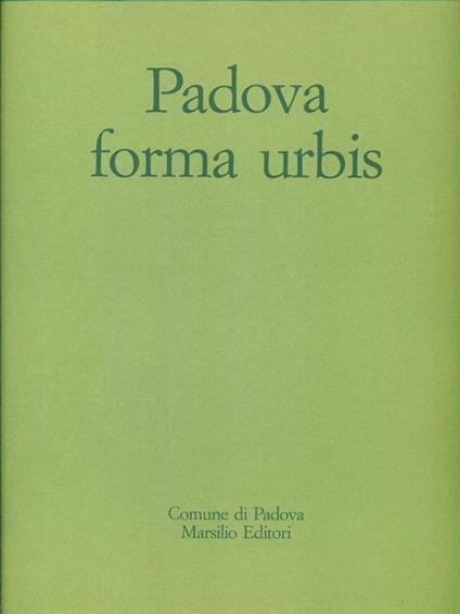 Padova forma urbis - copertina
