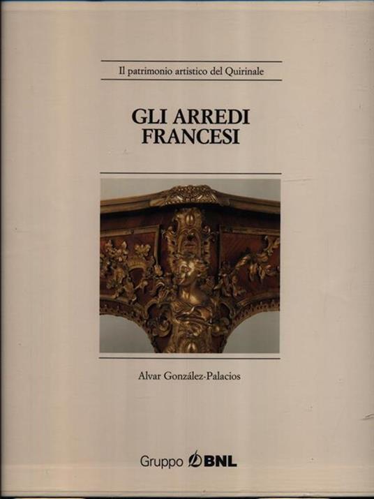 Gli arredi francesi - Alvar González-Palacios - copertina