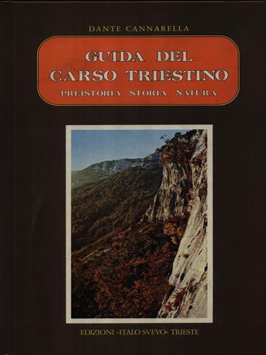 Guida del Carso Triestino - Dante Cannarella - copertina