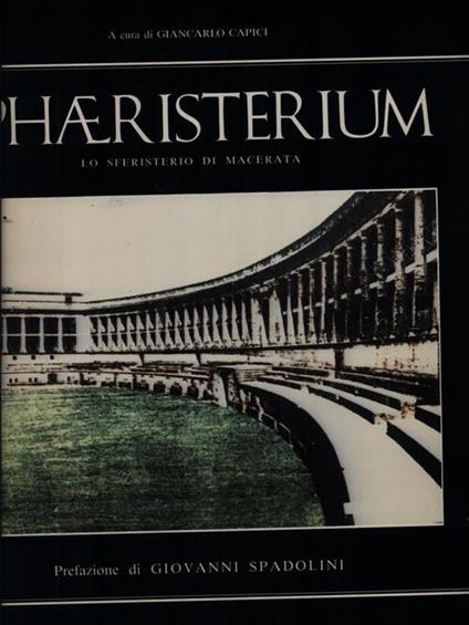 Sphaeristerium - Giancarlo Capici - copertina