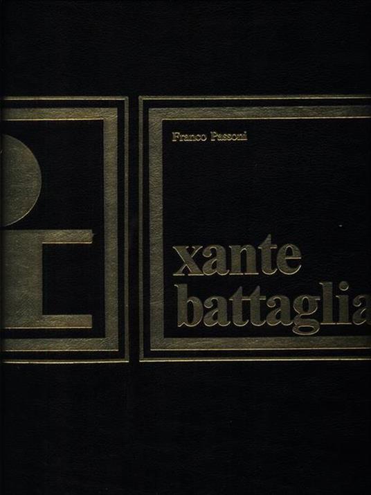 Xante Battaglia - Franco Passoni - copertina