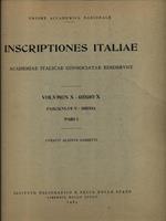 Iscriptiones italiae volumen X Regio X pars I