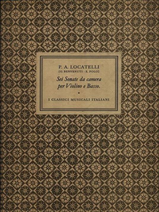 Sei sonate da camera per violino e basso - Pietro Antonio Locatelli - 2
