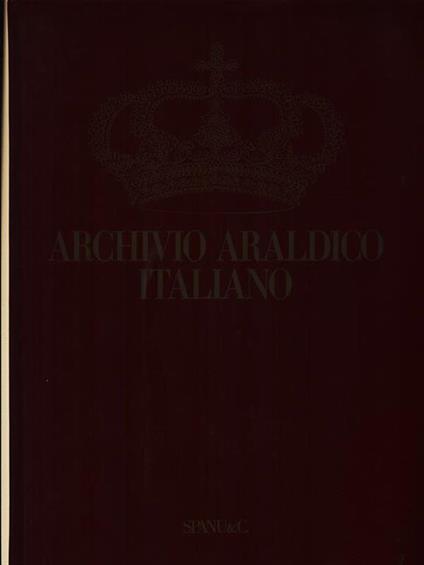 Archivio araldico italiano -   - copertina