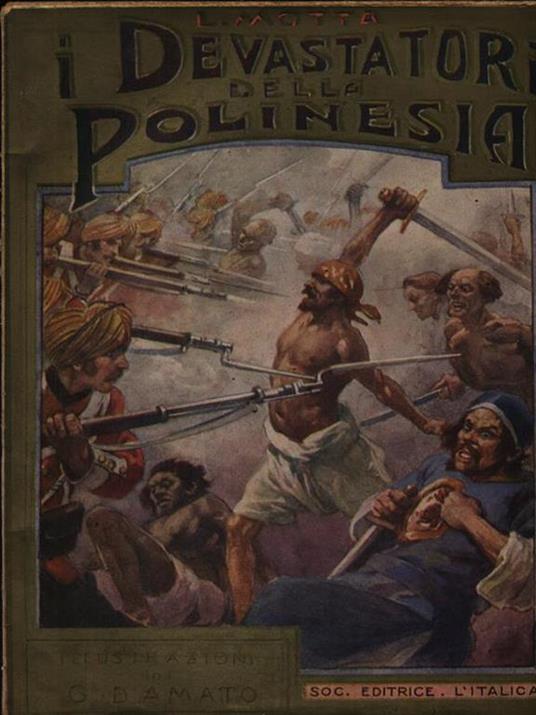 I devastatori della Polinesia - Luigi Motta - copertina