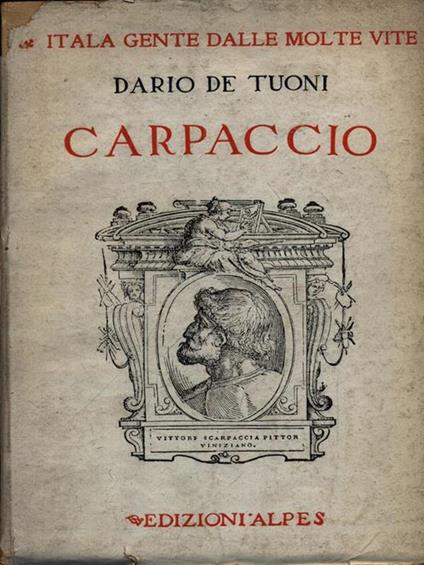 Carpaccio - Dario De Tuoni - copertina