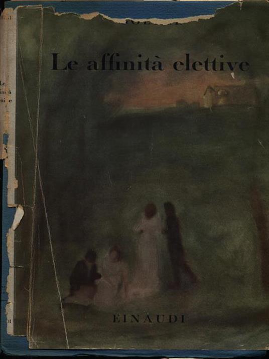 Le affinità elettive - Johann Wolfgang Goethe - copertina