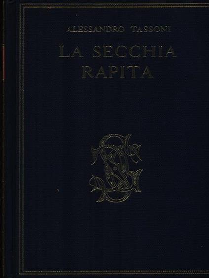 La secchia rapita - Alessandro Tassoni - copertina