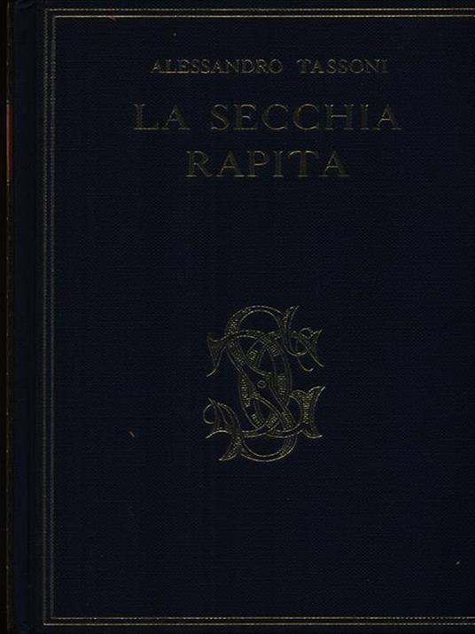 La secchia rapita - Alessandro Tassoni - copertina