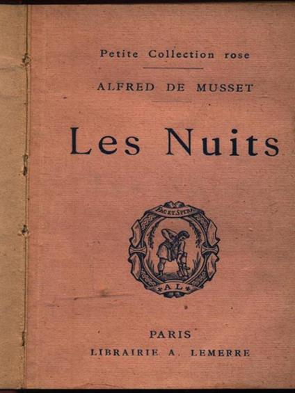 Les nuits - Alfred de Musset - copertina