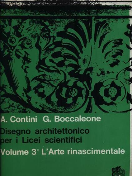 L' Arte rinascimentale - A. Contini - copertina
