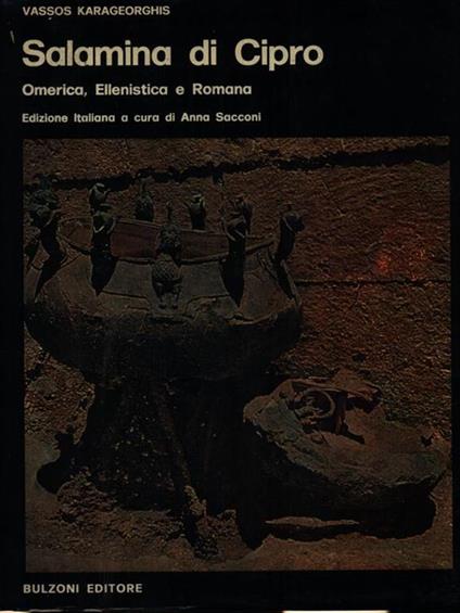 Salamina di Cipro - Vassos Karageorghis - copertina
