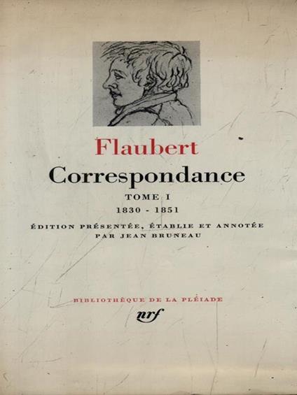 Correspondance I - Gustave Flaubert - copertina