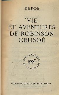 Vie et adventures de Robinson Crusoe