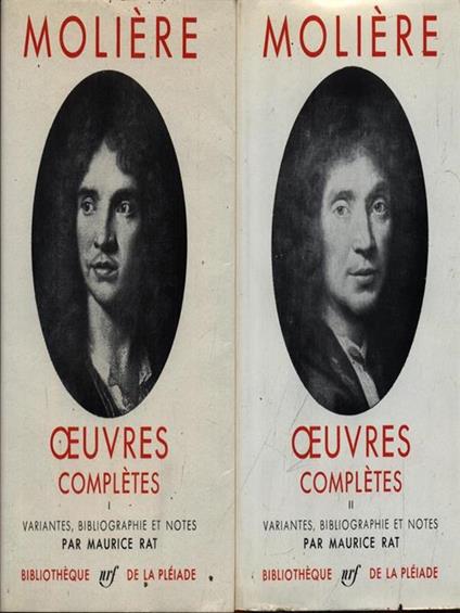 Oeuvres completes 2vv - Molière - copertina