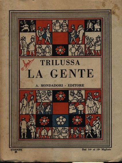 La gente - Trilussa - copertina