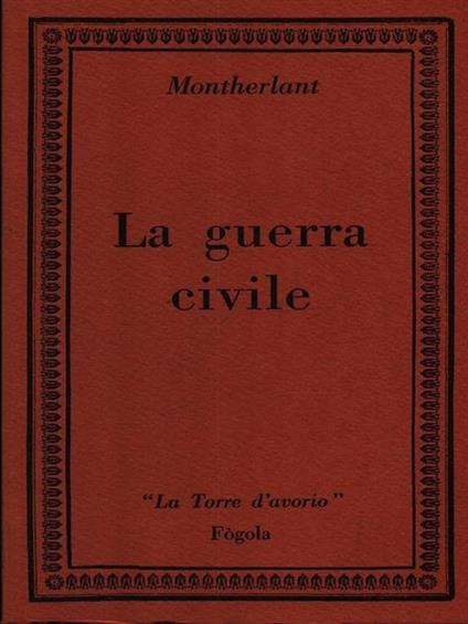 La guerra civile - copertina