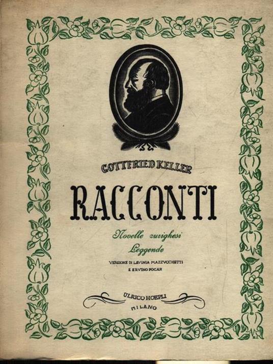 Racconti 2vv - Gottfried Keller - copertina