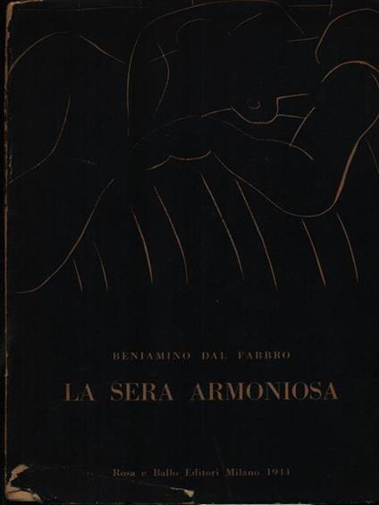 La\ sera armoniosa - Beniamino Dal Fabbro - copertina