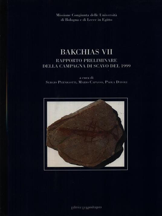 Bakchias VII - copertina