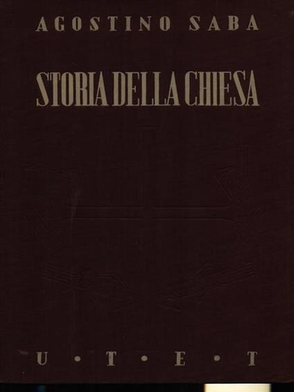 Storia della Chiesa 4vv - Agostino Saba - copertina