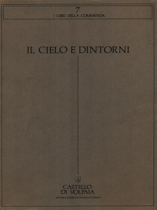 Il cielo e dintorni - copertina