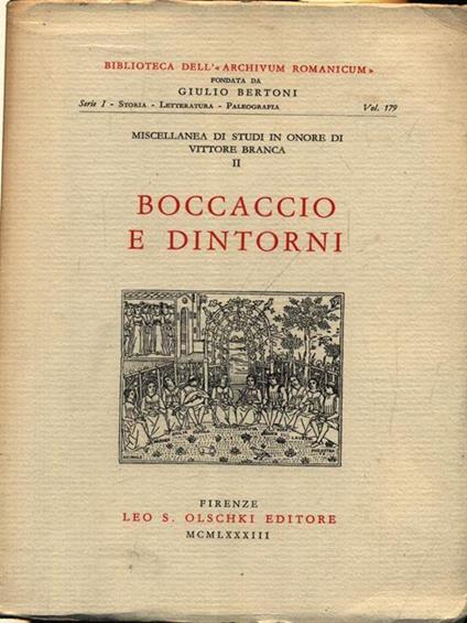 Boccaccio e dintorni - copertina