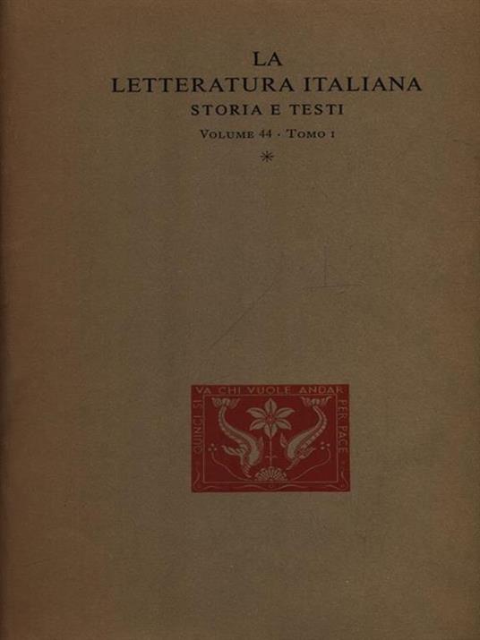 Opere tomo I - Lodovico Antonio Muratori - copertina