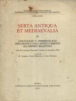 Serta antiqua et mediaevalia IV