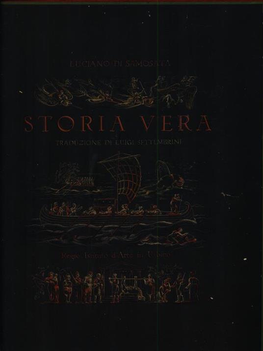 Storia vera - Luciano Di Samosata - copertina