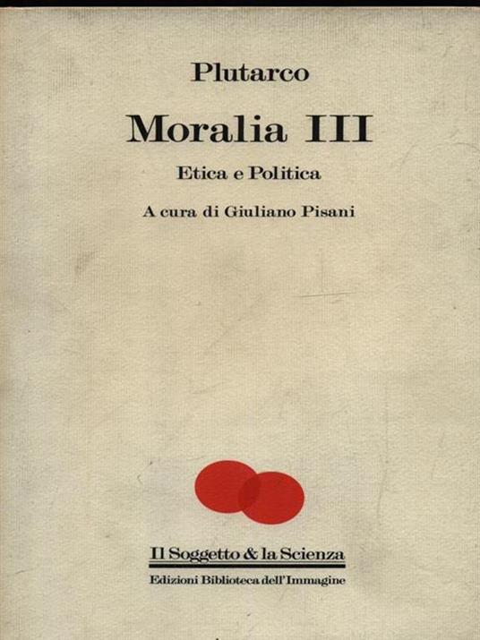 Moralia 3vv - Plutarco - copertina