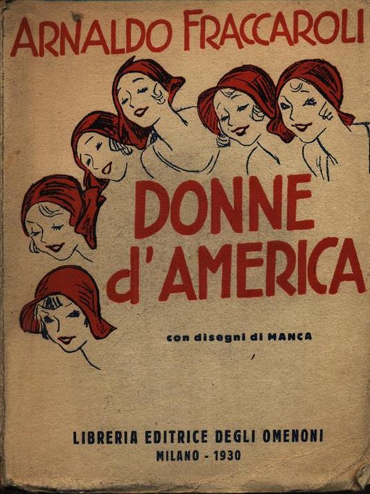 Donne d'America - Arnaldo Fraccaroli - copertina