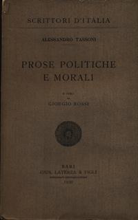 Prose politiche e morali