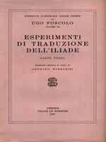 Esperimenti di traduzione dell'Iliade 3vv