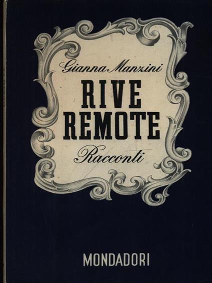Rive remote - Gianna Manzini - copertina