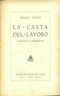 La carta del lavoro