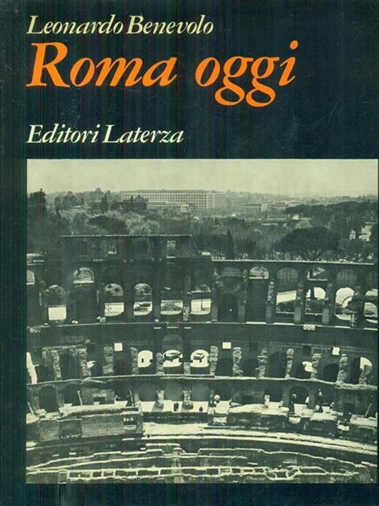 Roma oggi - Leonardo Benevolo - copertina