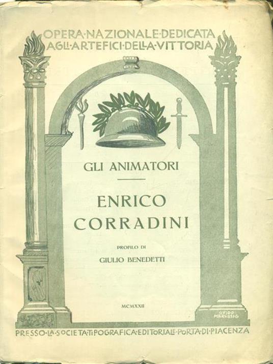 Enrico Corradini - Giulio Benedetti - copertina